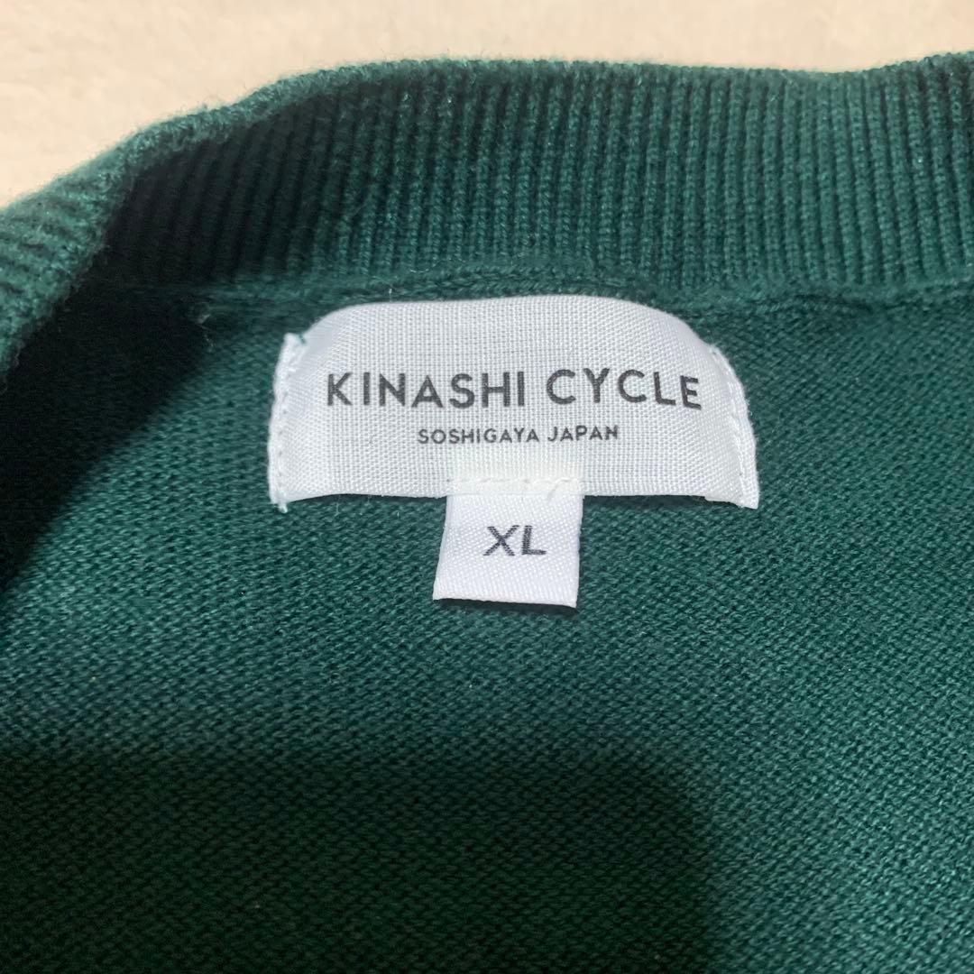 新品タグ付き、木梨サイクル、ゴルフセーター、ミッキー。グリーン、サイズＸＬ
