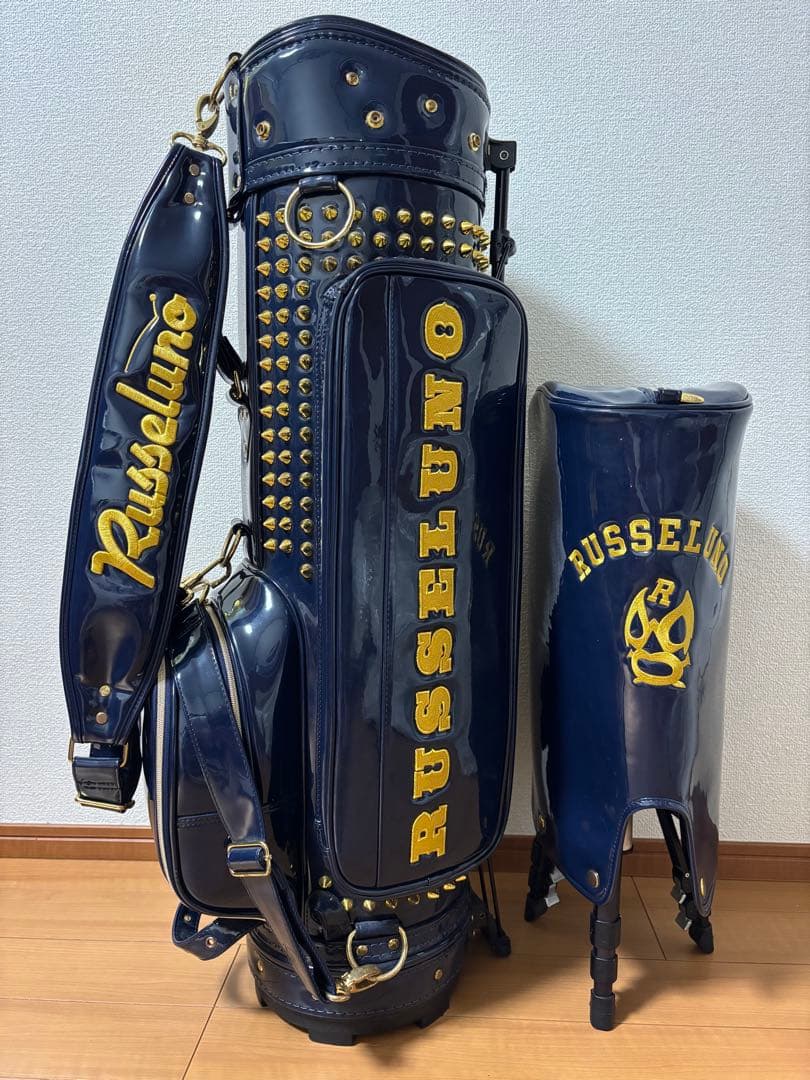 RUSSELUNO ラッセルノ スタンド式 キャディバッグ 6分割 美品 完売品
