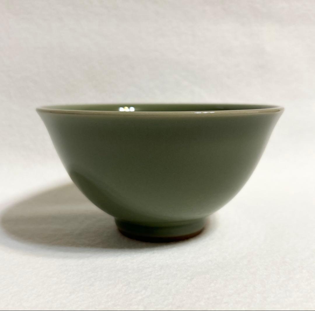 諏訪蘇山 青磁 茶碗 陶芸