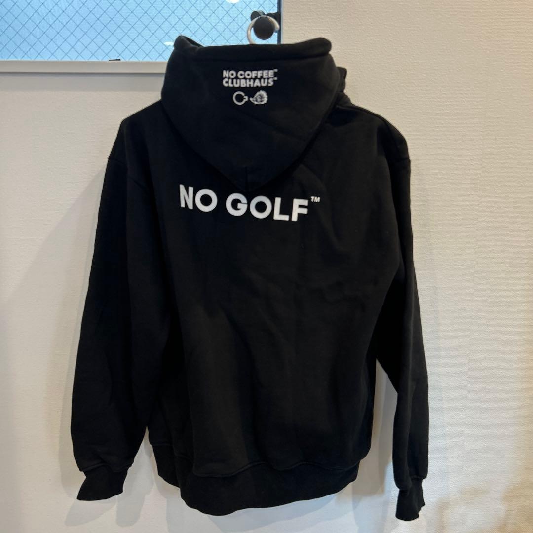 NO COFFEE × CLUBHAUS NO GOLF パーカー XL