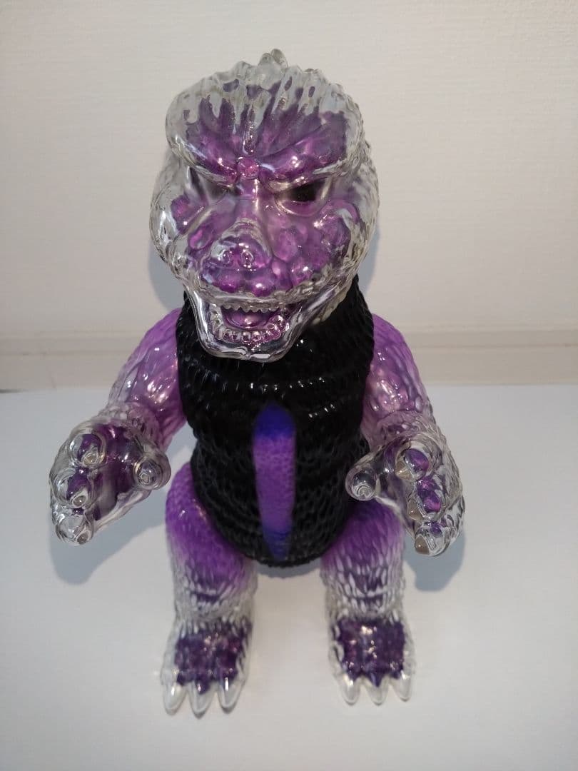 ■新品■シークレットベース ゴジラ ソフビ X-RAY パープル クリア