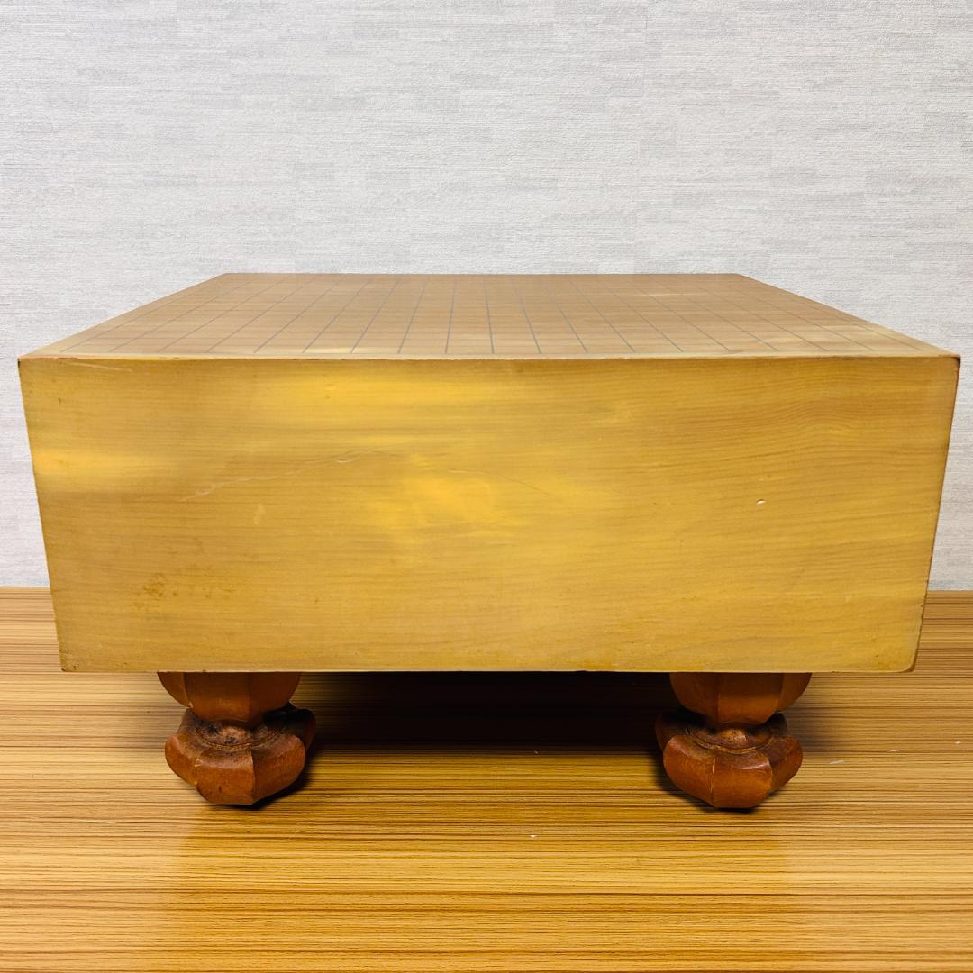 【昭和55年製】脚付碁盤 天地柾 柾目 囲碁 ヘソ有り 19路盤