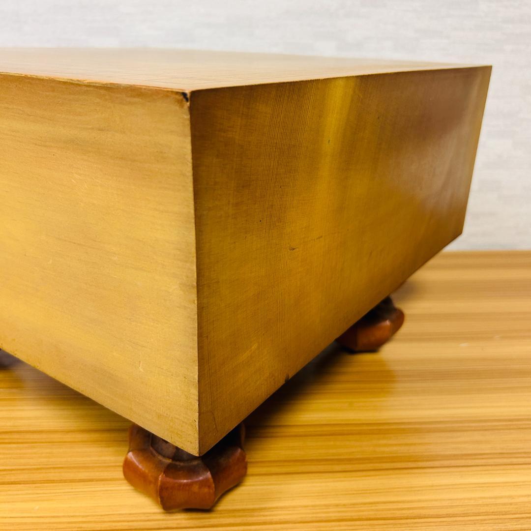 【昭和55年製】脚付碁盤 天地柾 柾目 囲碁 ヘソ有り 19路盤