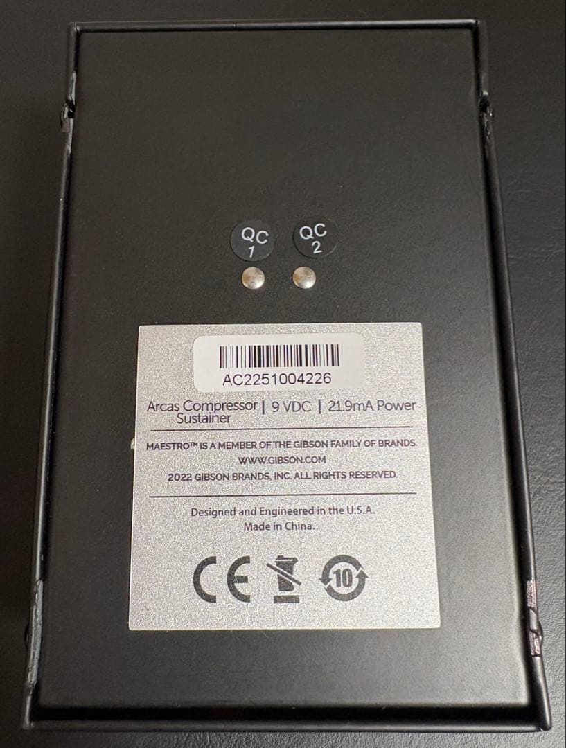 ギター Maestro Arcas Compressor Sustainer Pedal
