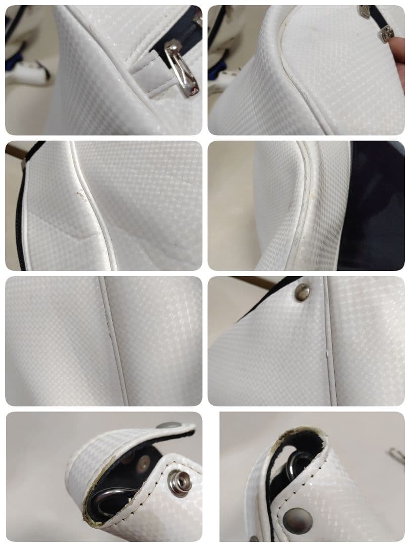 ゼクシオ XXIO キャディバッグ ホワイト ブルー　送料無料