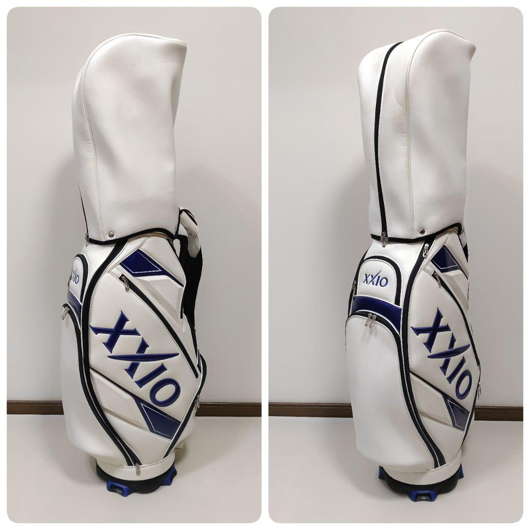 ゼクシオ XXIO キャディバッグ ホワイト ブルー　送料無料