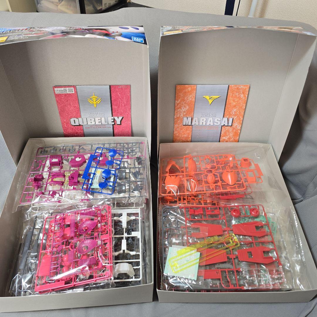 MG ガンダムMk-Ⅱ&リックディアス&キュベレイ&マラサイ