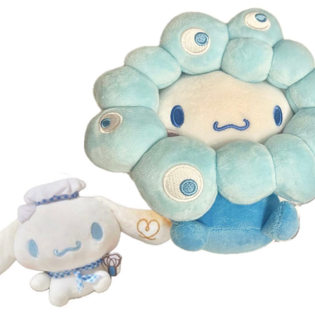 大阪関西万博　シナモロール　ミャクミャク　ぬいぐるみM　シナモン　セット