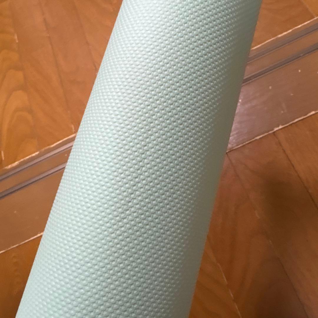 SUKALA リバーシブルヨガマット4mm レモンライム×アクア ケース付