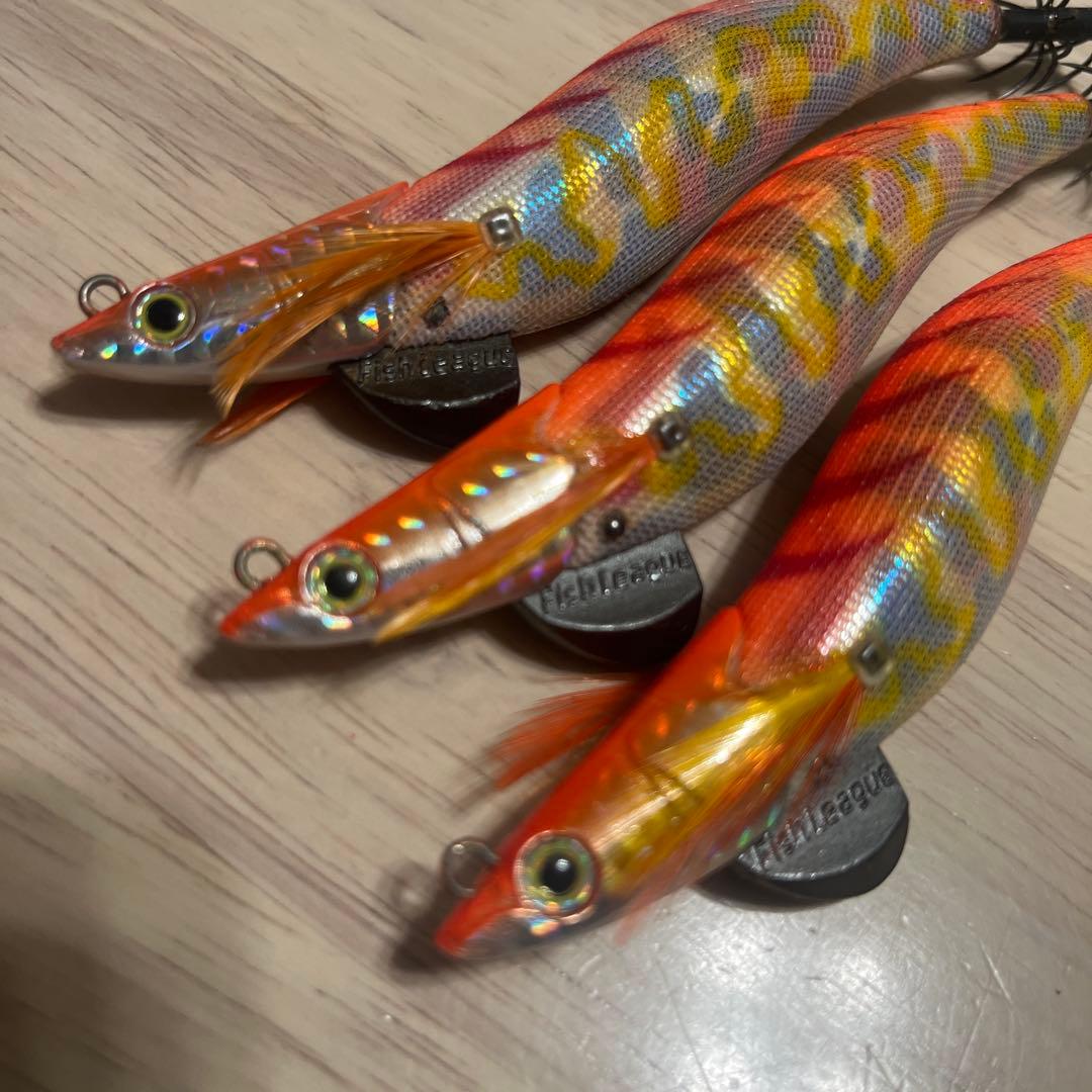 エギリー ダートマックス 3.5号 19g オレンジタイガーカモマーブル