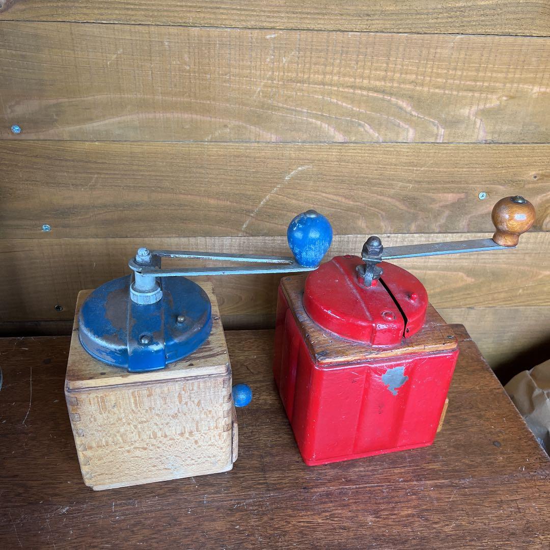 アンティーク　プジョーコーヒミルセット