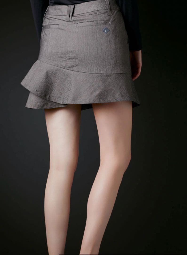 デサントゴルフ グレー スカート XS 58 SS