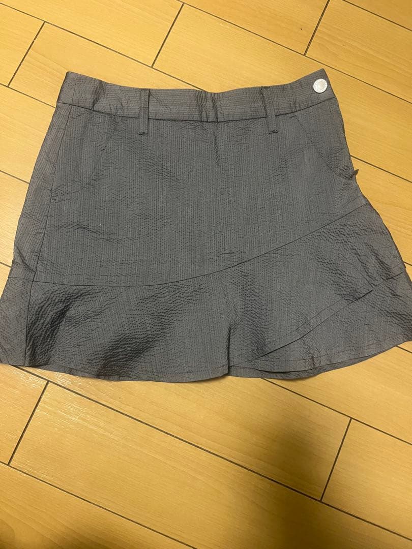 デサントゴルフ グレー スカート XS 58 SS