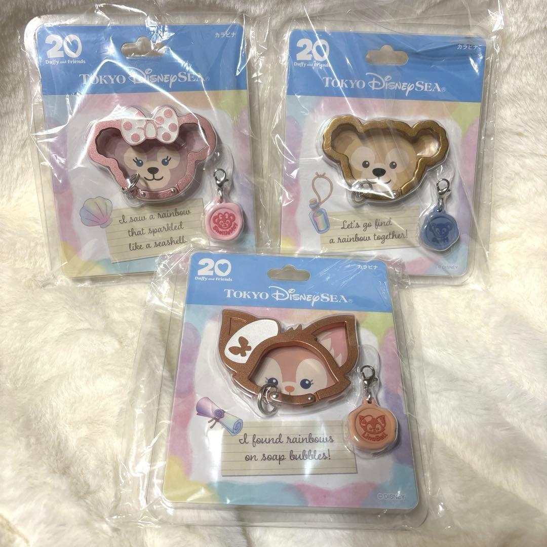 ダッフィー　ハートフェルト・レターズ・ オブ・フレンドシップ　カラビナセット