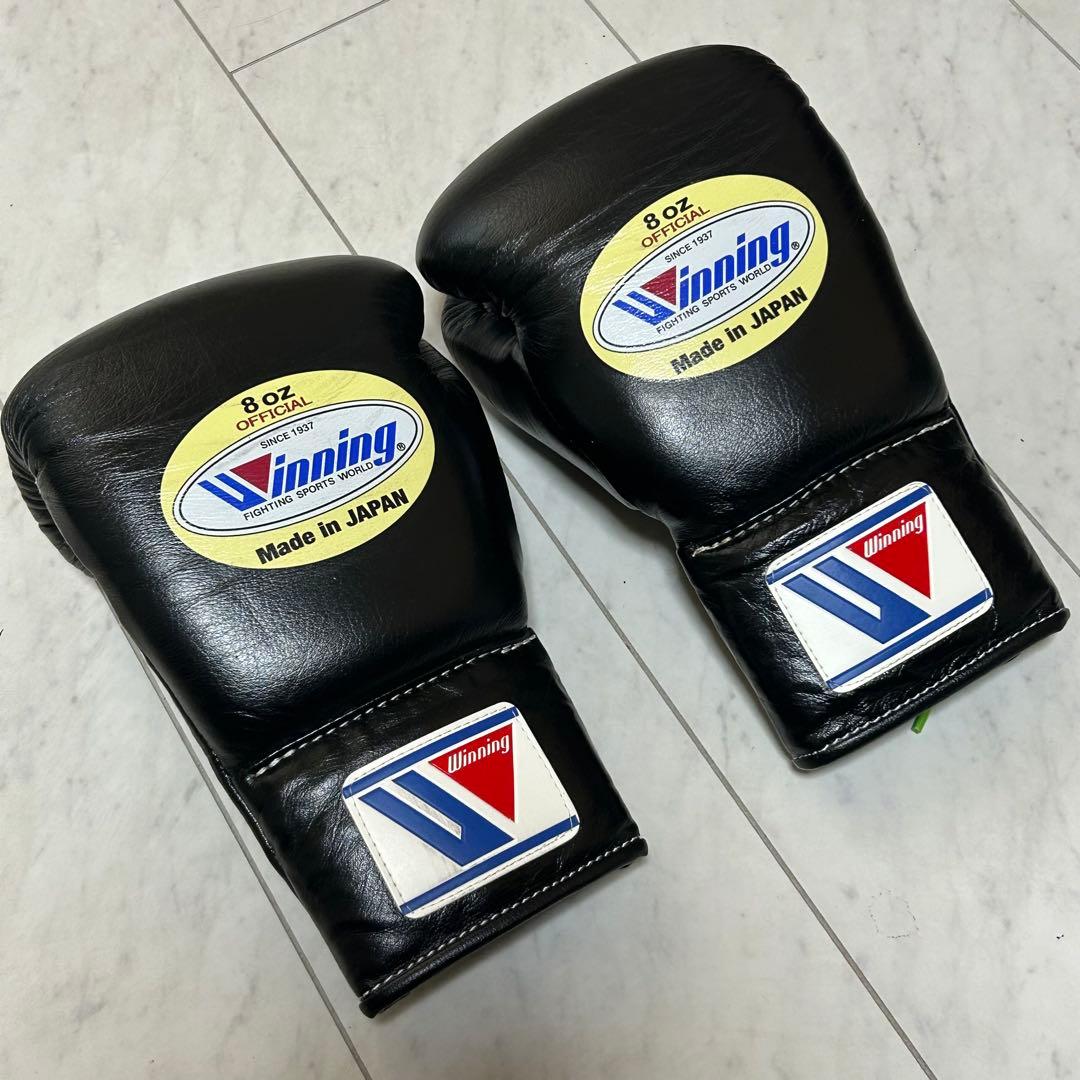 美品✨Winning ボクシンググローブ 8oz 試合用タイプ 日本製