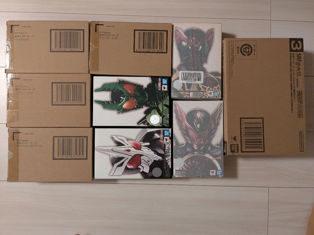 真骨彫製法仮面ライダーオーズ　セット