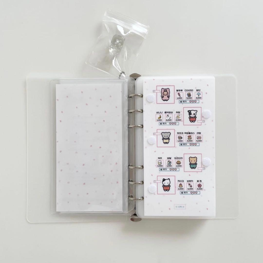 ラスト1点　韓国　貯金　アクリルバインダー　カバー　リフィル　 ピカブー