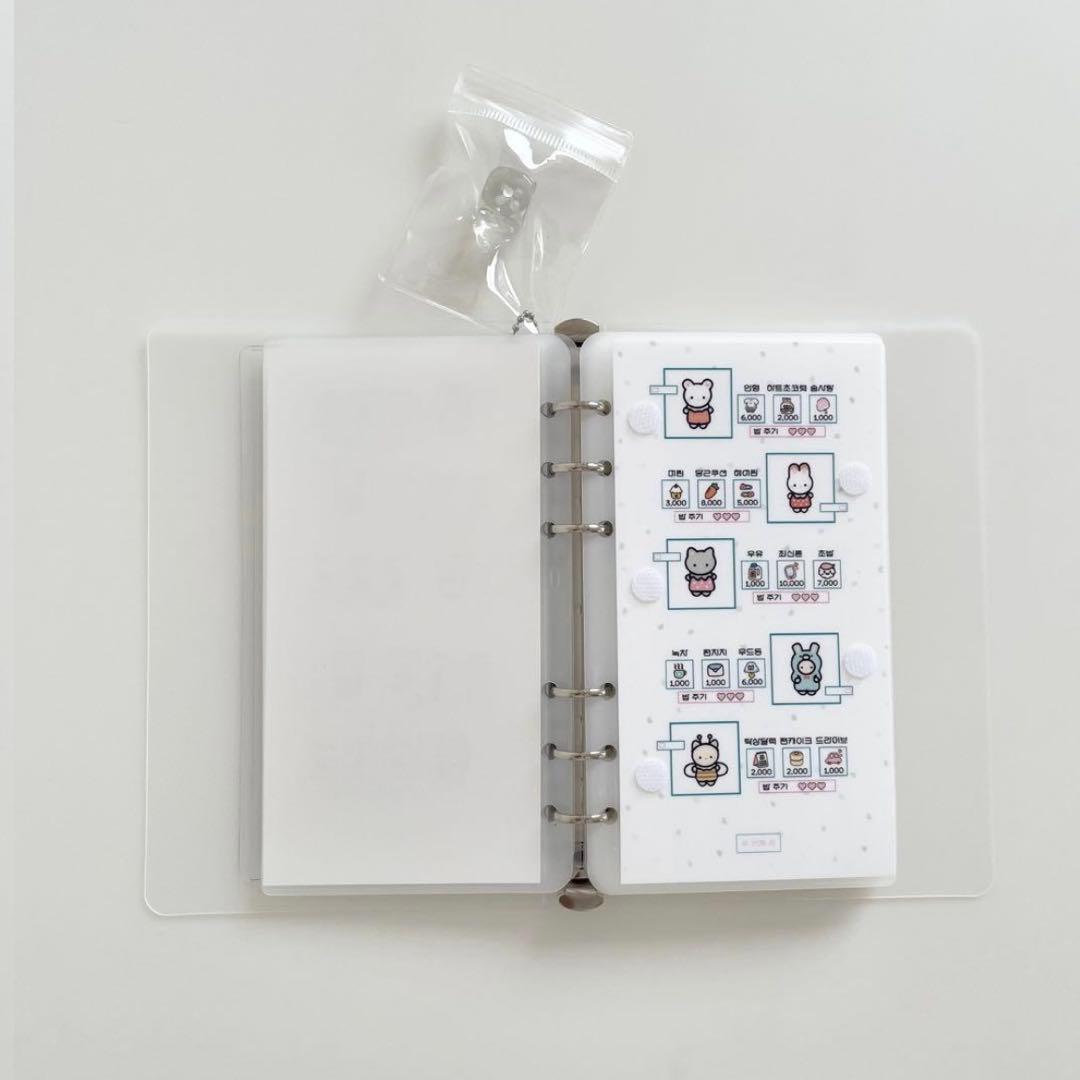 ラスト1点　韓国　貯金　アクリルバインダー　カバー　リフィル　 ピカブー