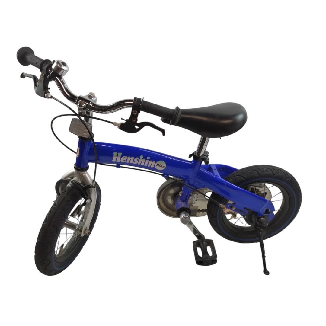 (送料無料) へんしんバイク　12.5インチ　キッズ自転車 ブルー