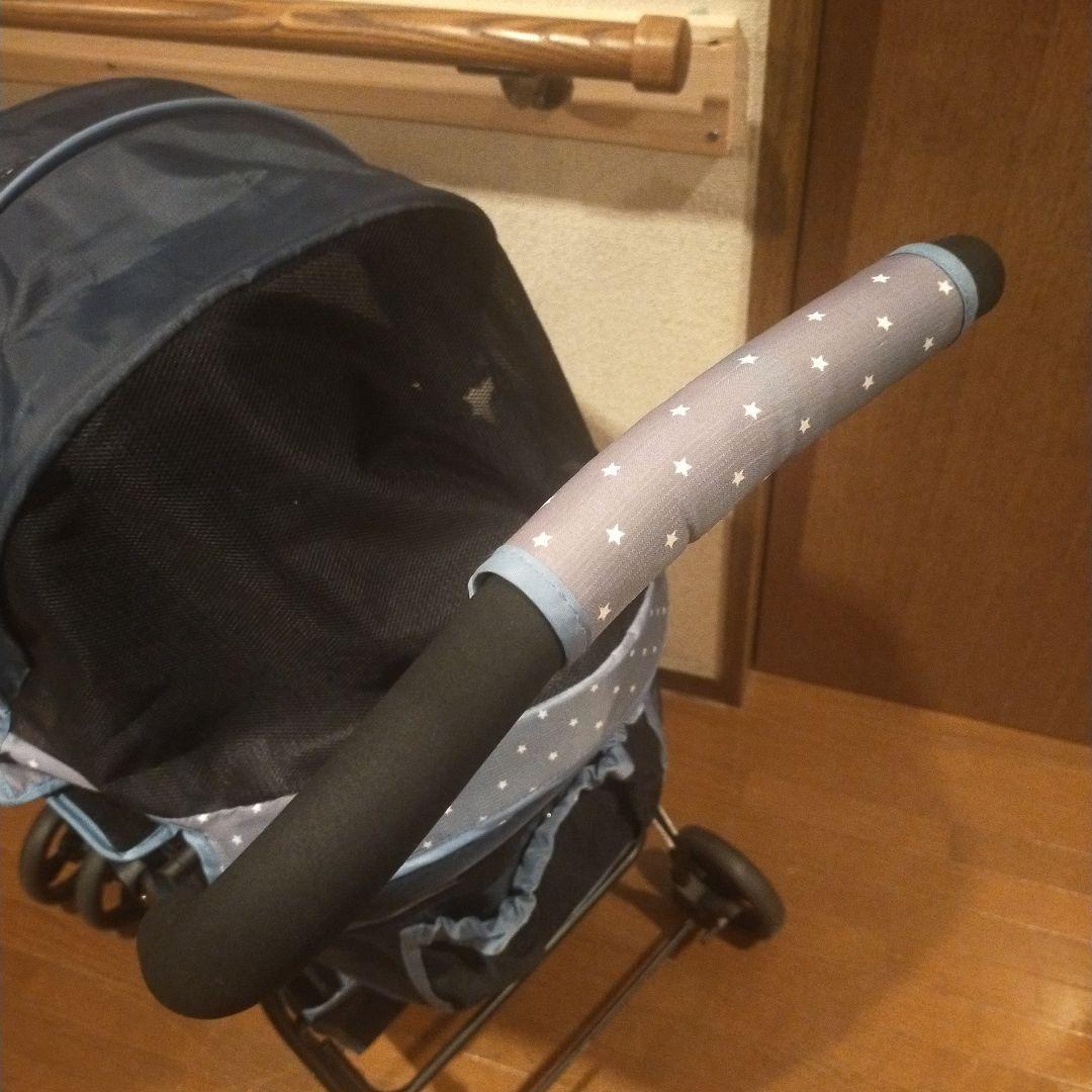 【良品】リッチェル ペットカート 紺 星　定価29,700(税込)エルフィ