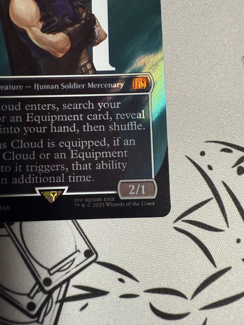 ミッドガルの傭兵、クラウド 英語 サージFOIL