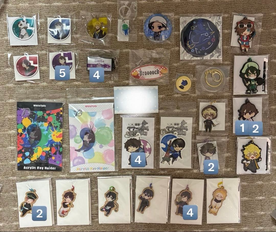 ワイテルズ キーホルダー 缶バッジ まとめ売り バラ売り可