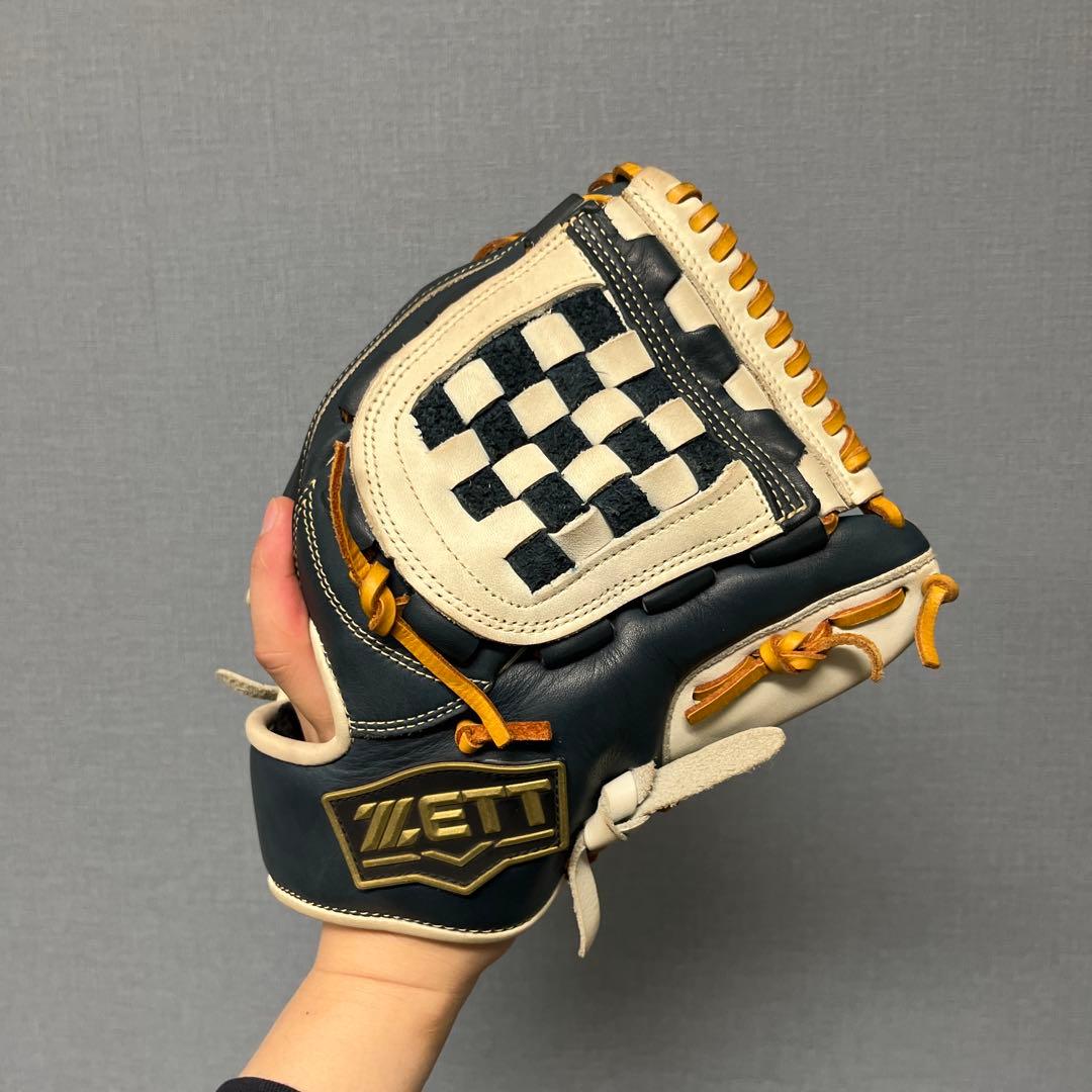 1103 ZETT 源田型 型抜群 即戦力 軟式 内野手用グローブ