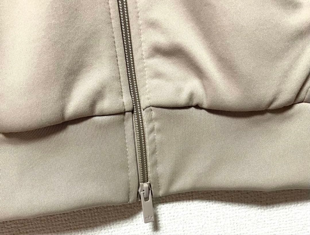 adidas 希少カラー アディダス トラックジャケット トレフォイル ベージュ
