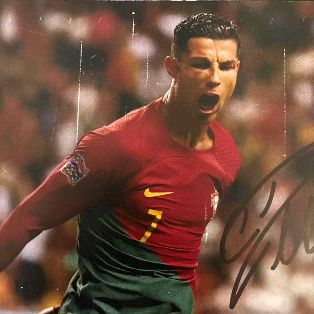 クリスティアーノ・ロナウド選手　直筆サインPhoto