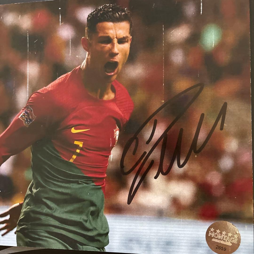 クリスティアーノ・ロナウド選手　直筆サインPhoto