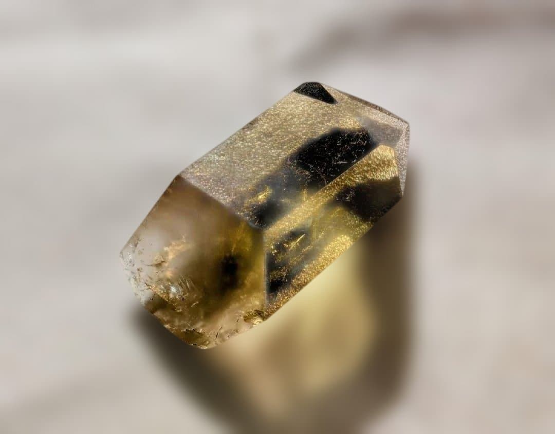 ホリミネラロジー コレクション ロシア ウラル 産シトリン 黄水晶　標本