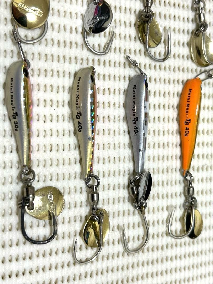 メタルマジックTG スペアフック大量！　サワラブレードジグ