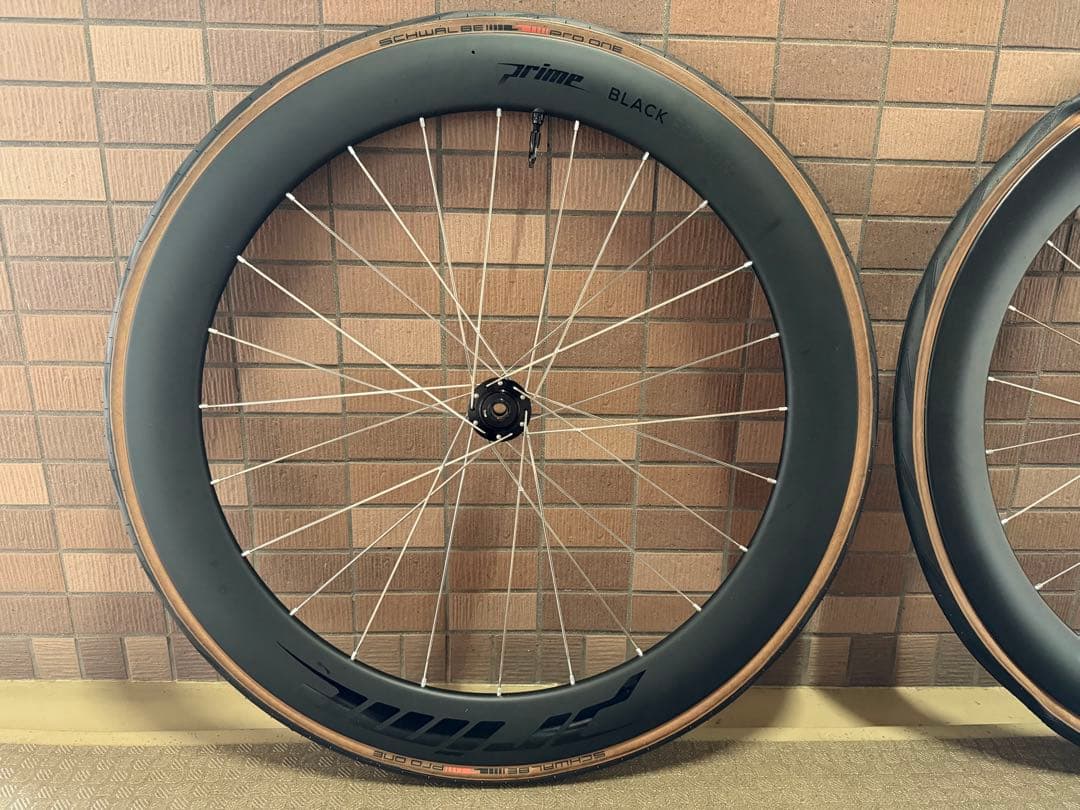 Prime Black Black 700c 前後 60mm