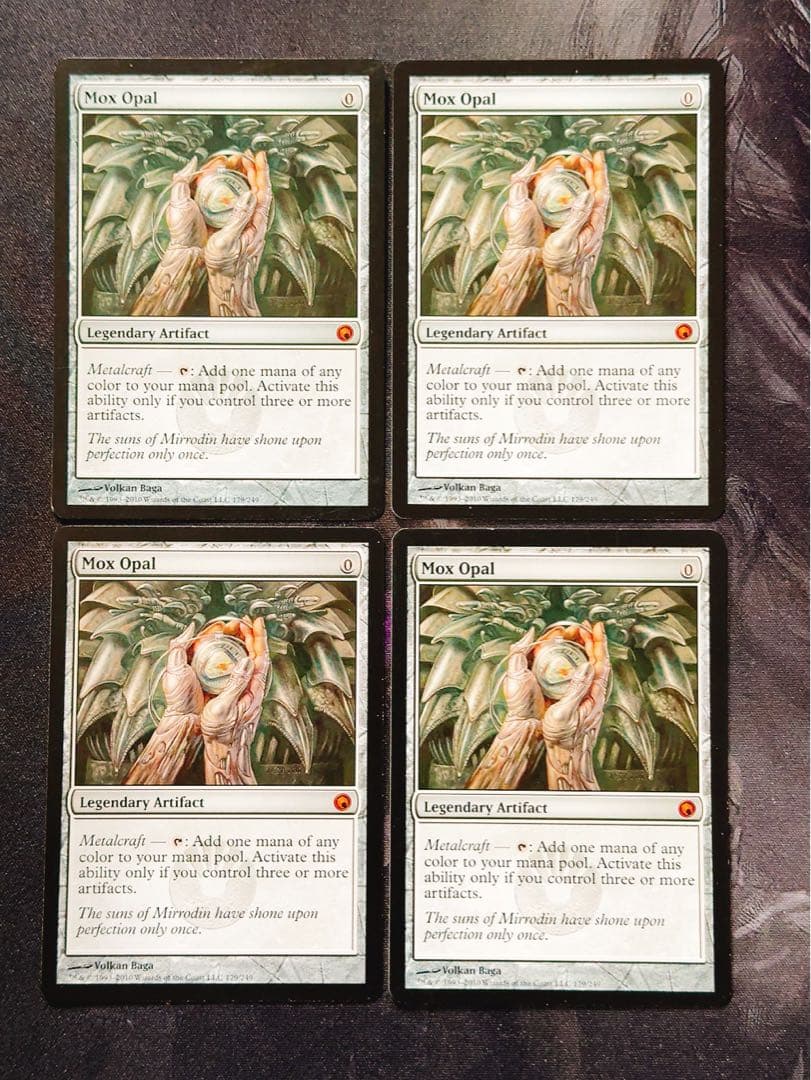 【初版】オパールのモックス　英語　4枚セット