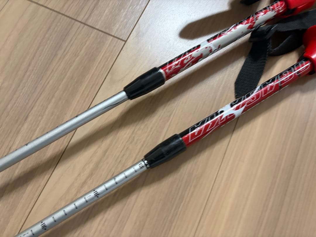 ★お洒落　オガサカ　スキーポール ストック 収縮ポール　調整可能　デモ　技術選