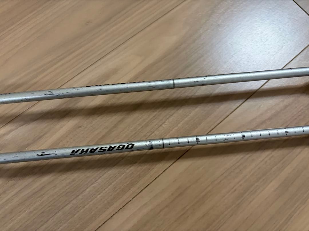 ★お洒落　オガサカ　スキーポール ストック 収縮ポール　調整可能　デモ　技術選