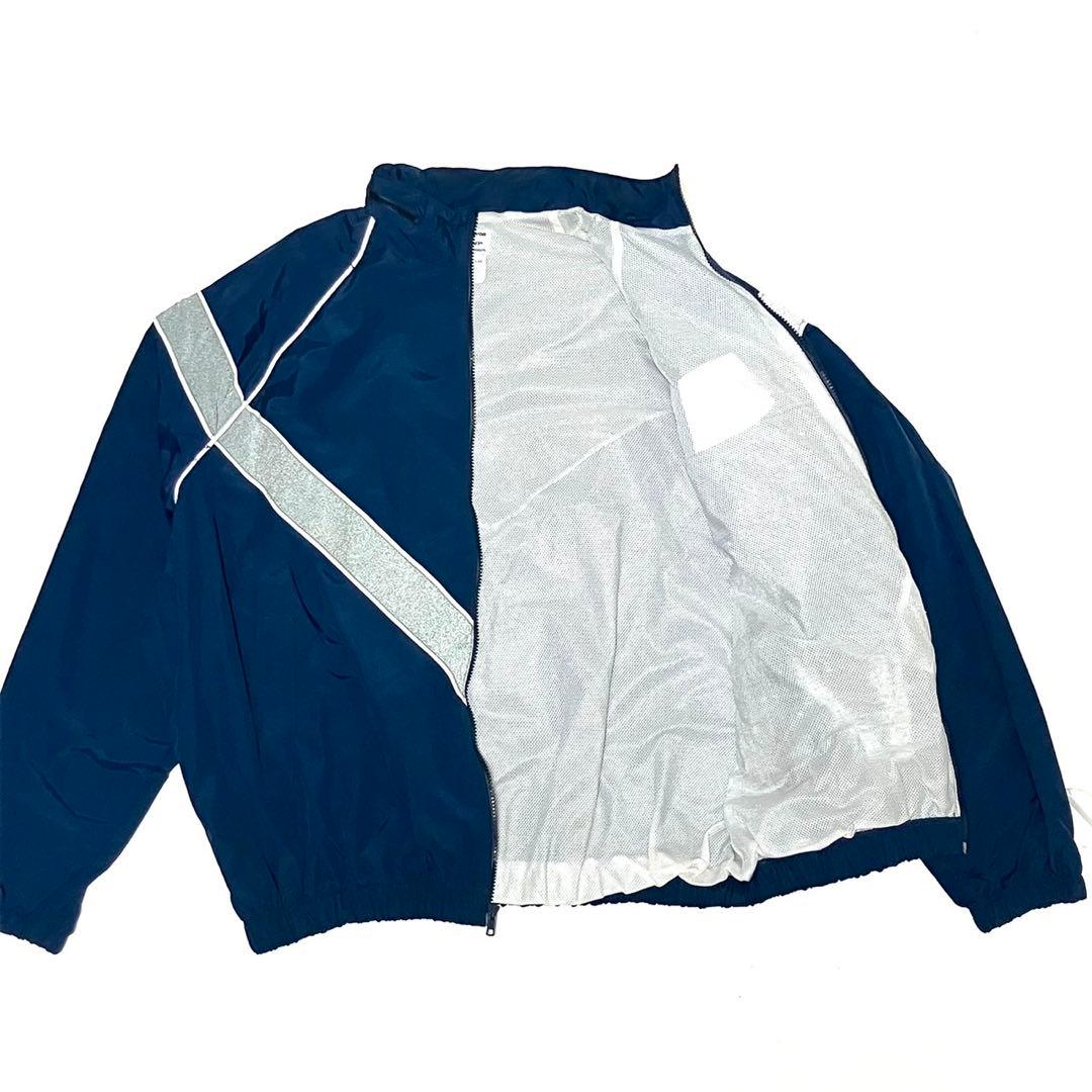 希少XXL USAF ナイロン トレーニングユニフォームセットアップ ネイビー