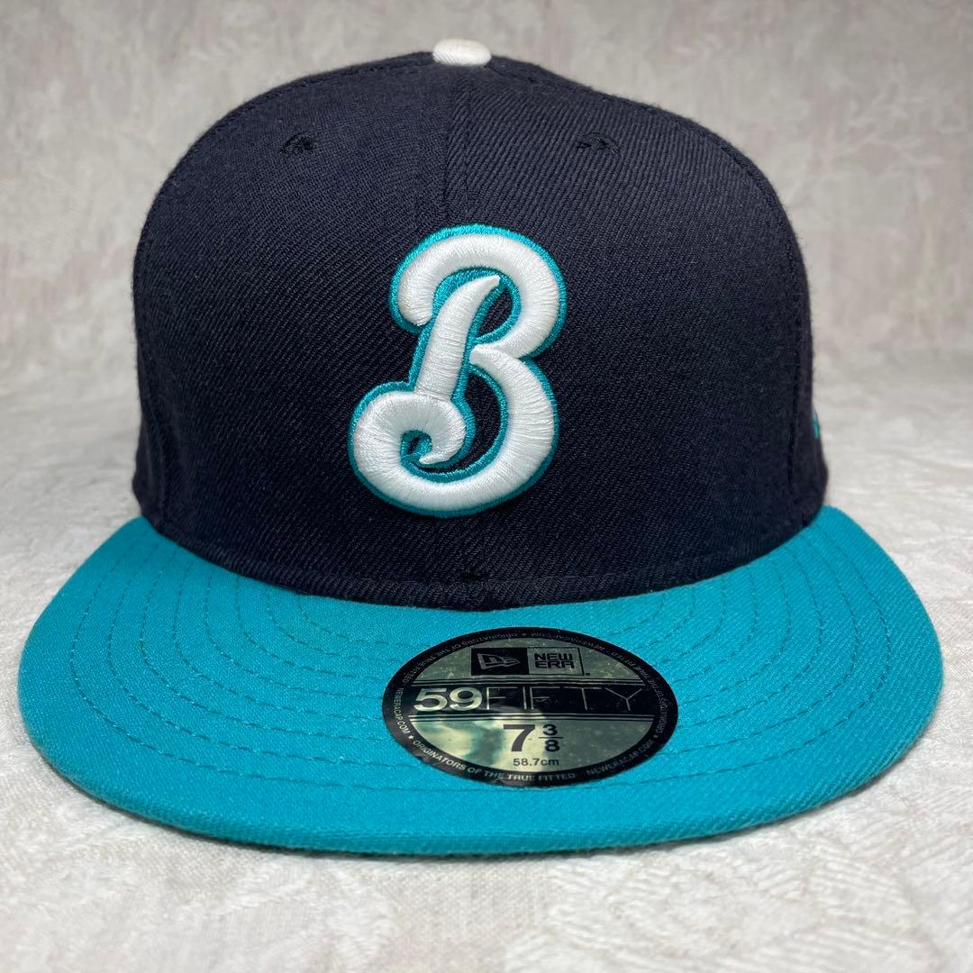 横浜ベイスターズ NEW ERA キャップ 旧ロゴ β ベータ 黒 ミント