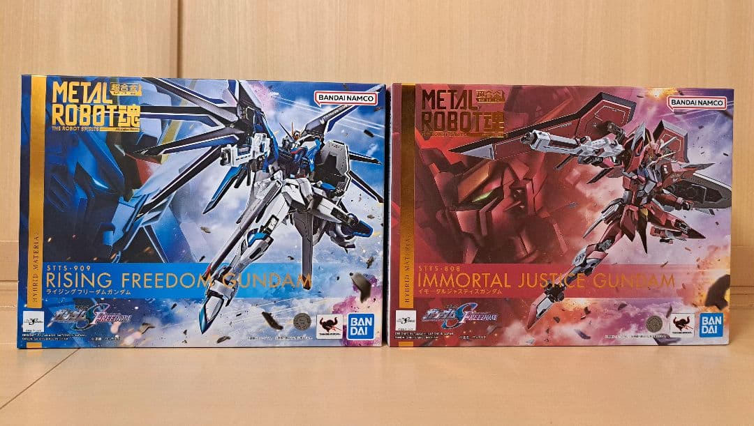 L ROBOT魂 ライジングフリーダム&イモータルジャスティス 計2個