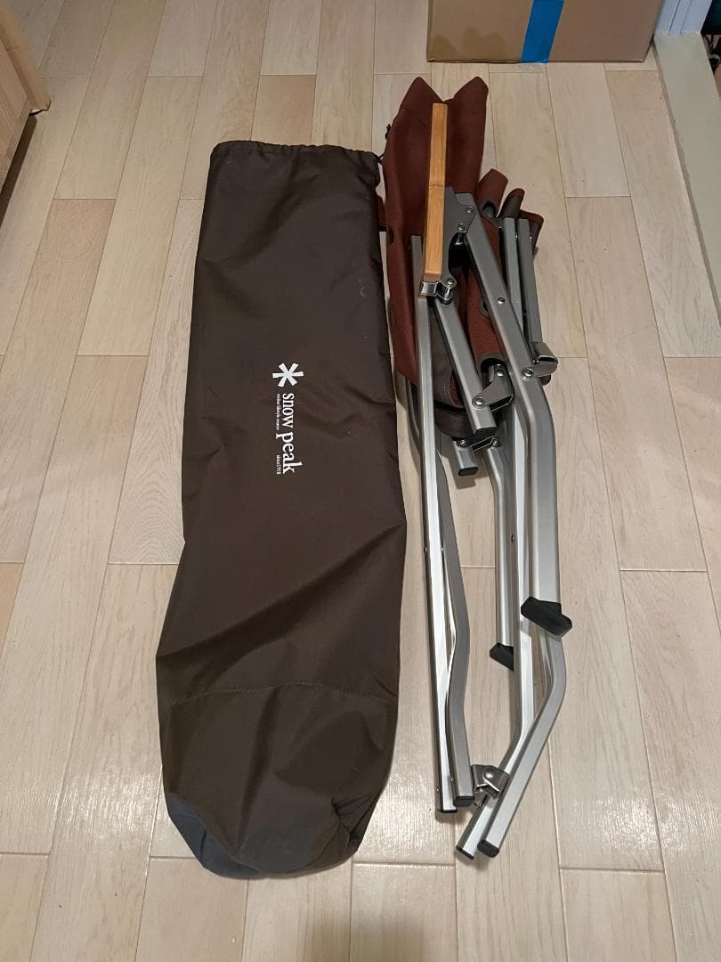 (美品）ローチェア30 ブラウンブラウン 折りたたみアウトドアチェア