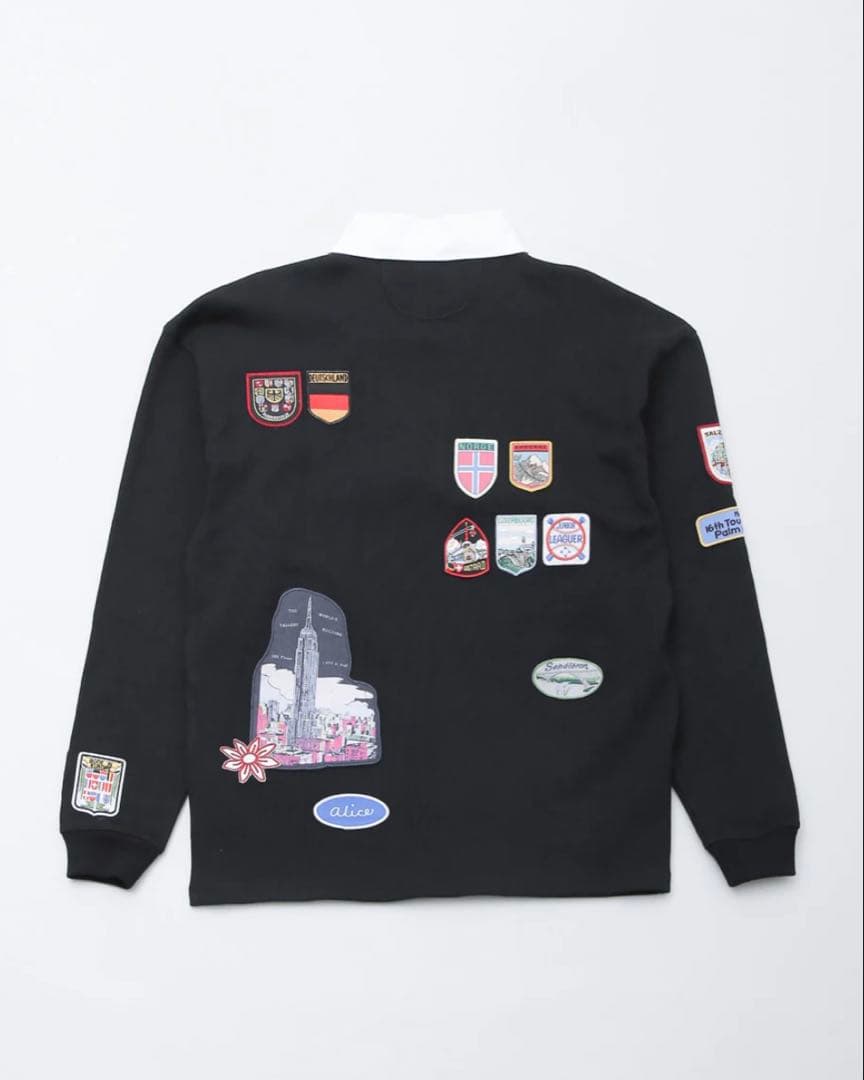 ウェア BODE MULTI-PATCH RUGBY SHIRT