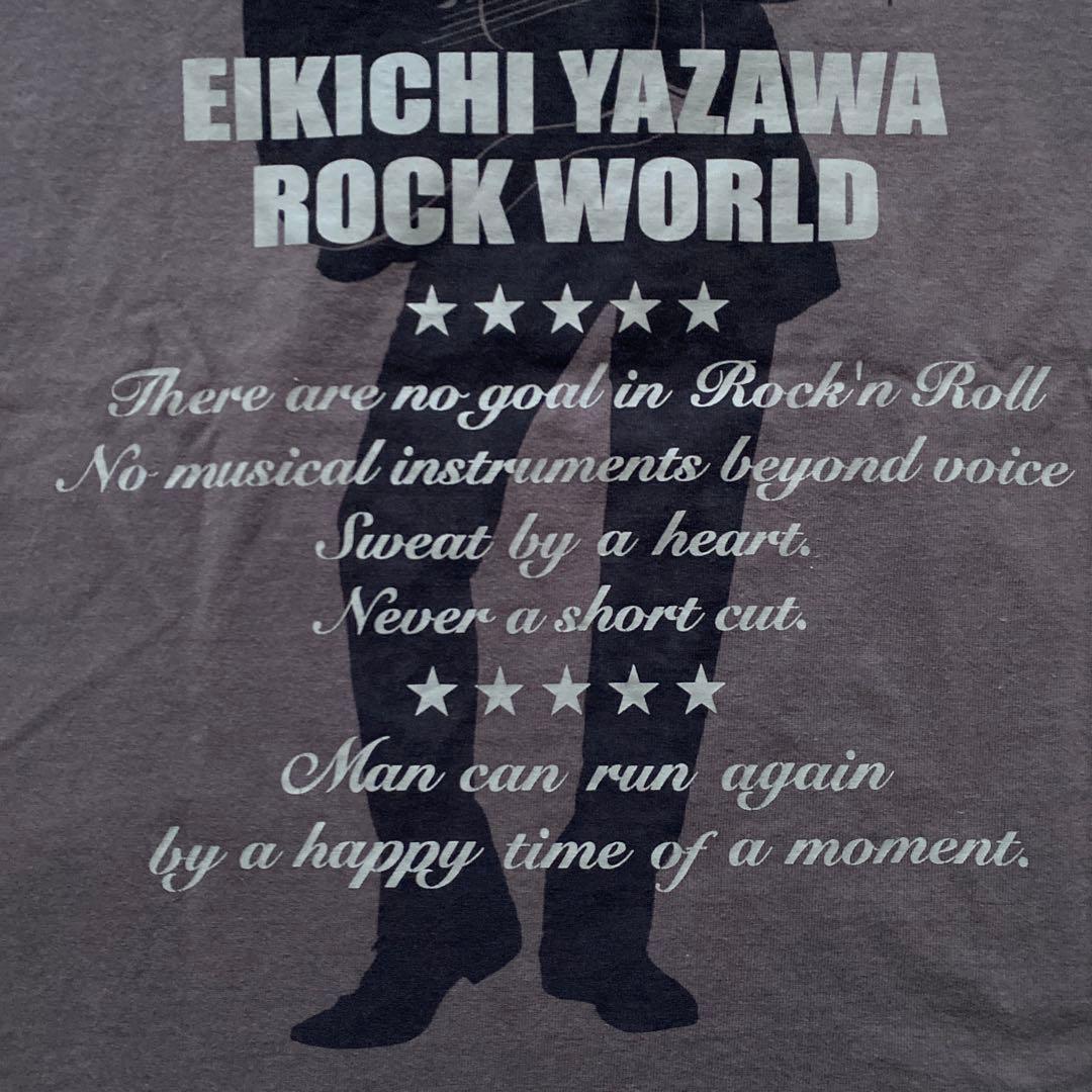 希少　E.YAZAWA シルエットロックワールド Tシャツ グレー