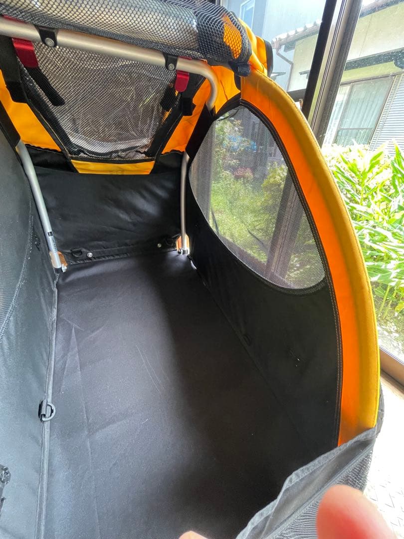 BURLEY ペットカート 自転車　専用　イエロー/ブラック中古美品