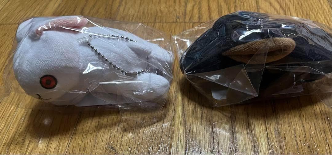 大覚寺　兎　ぬいぐるみ　白黒セット