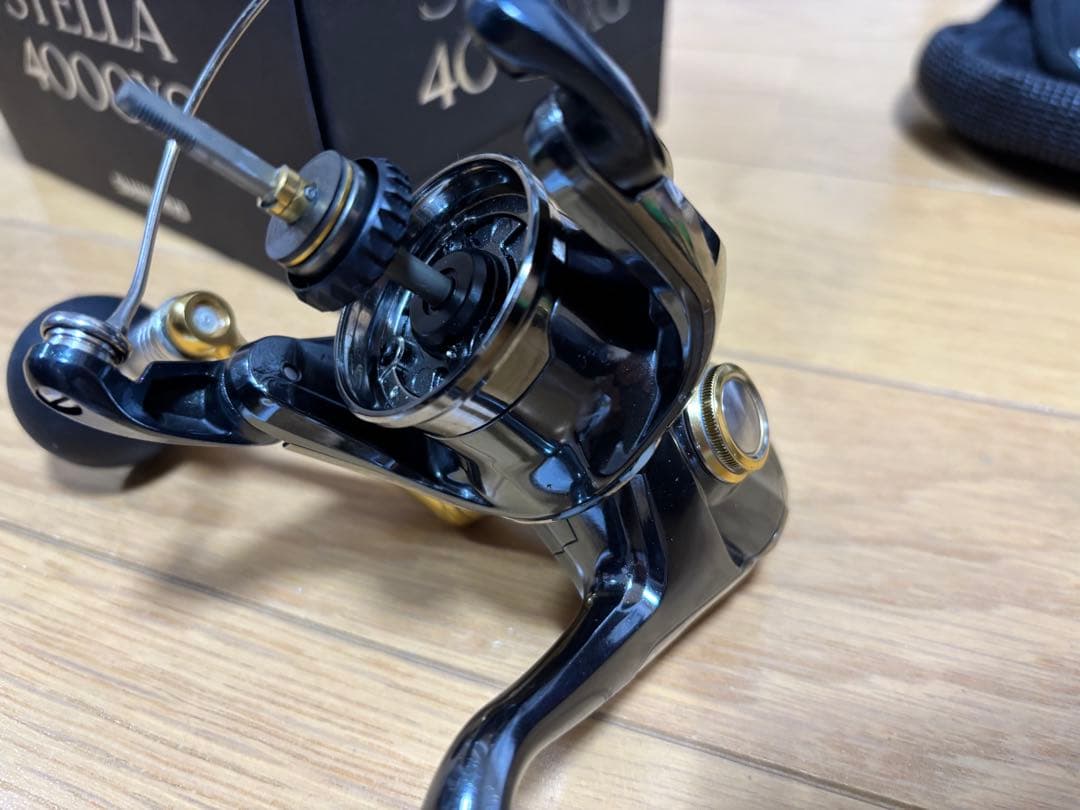 シマノ 14ステラ4000XG➕夢屋EVAラウンドハンドル