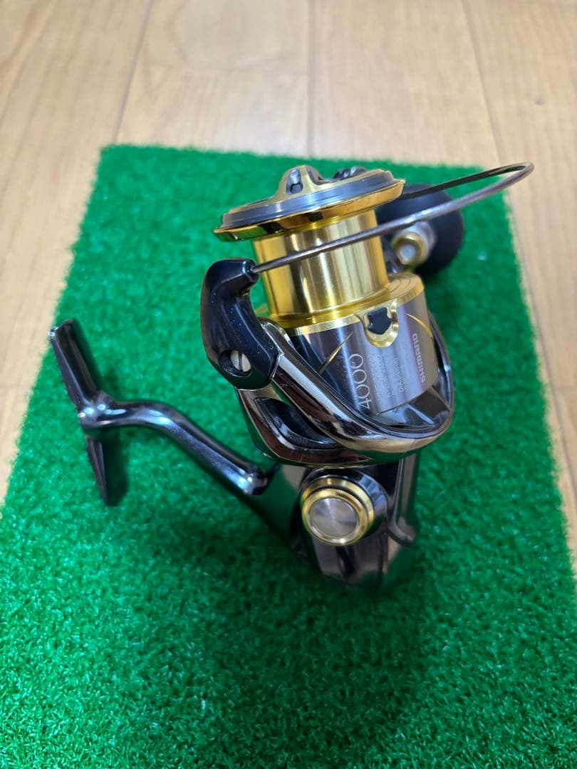 シマノ 14ステラ4000XG➕夢屋EVAラウンドハンドル