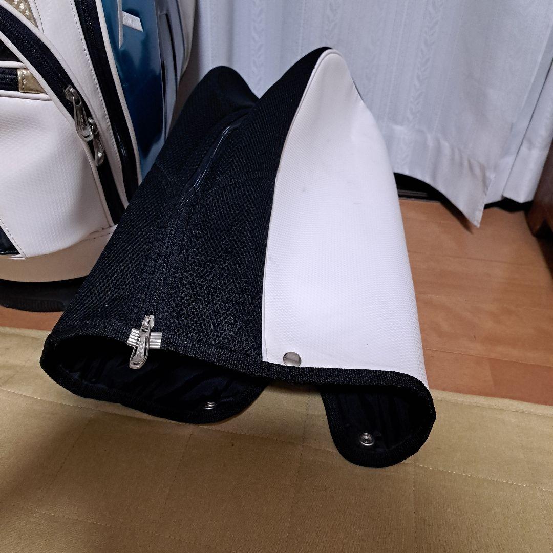 HONMAツアーワールドキャディバッグ-9.5インチ。フード付き（フードは美品)