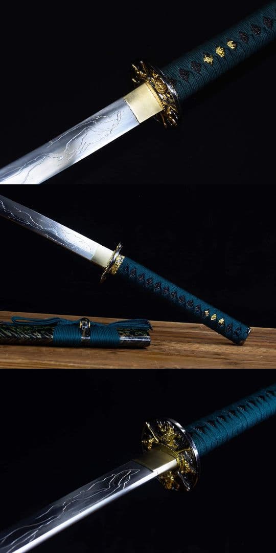 雷神裂武者刀  武具　刀装具　日本刀　模造刀 居合刀