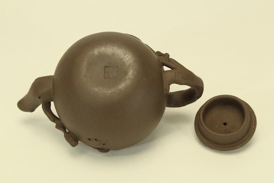 煎茶 紫泥 急須 中国美術(BB463)