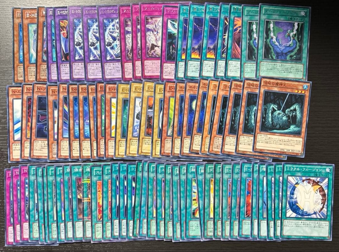 E•HERO & ネオスペーシアン　デッキパーツまとめ売り